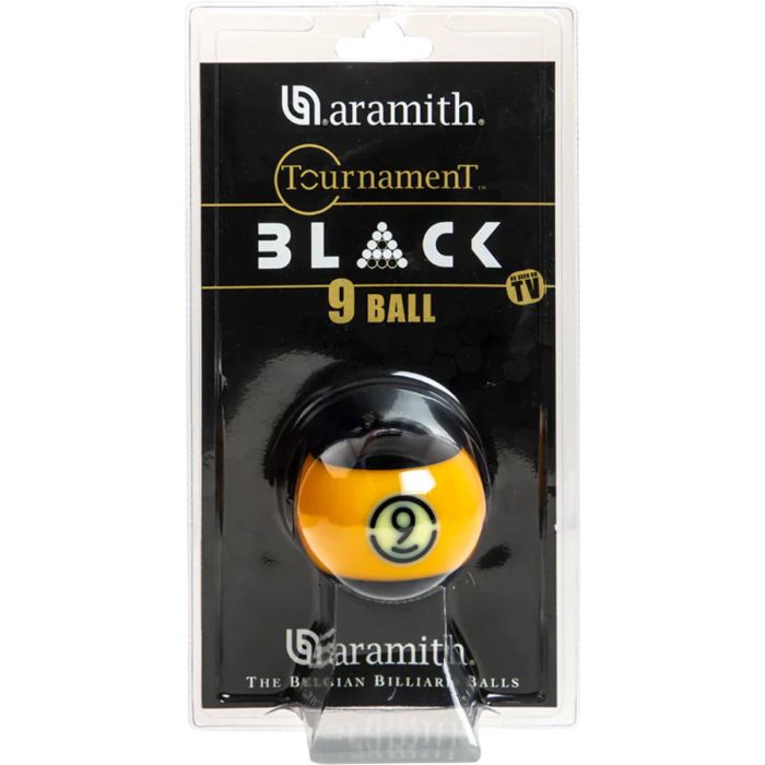 Aramith Tournament Black 9-Ball - Zwart (Ø 57,2 mm) - Brock